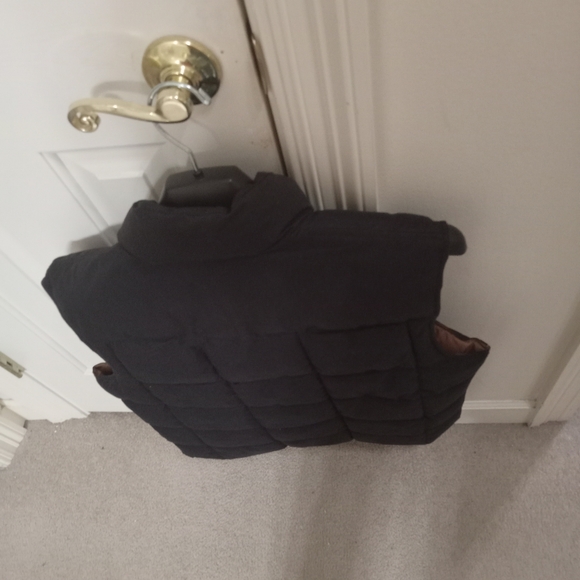 Goodfellow and Co. Sleeveless Men's Black/Brown Fully Zippered 1 Large Jacket. - Picture 2 of 4